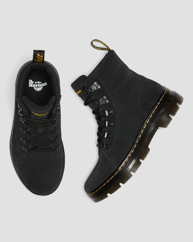 Botas Casuales Dr Martens Combs Women Gamuza Mujer Negros | MX 681ILH